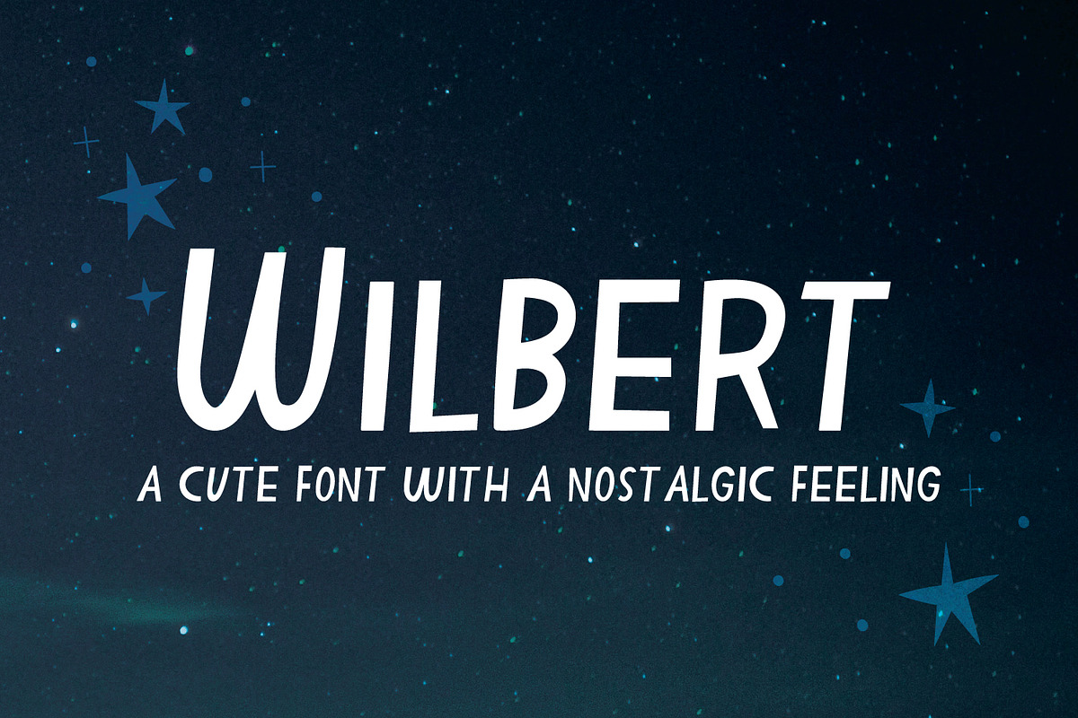 Wilbert, a Sans Serif Font by Petra Santaharju (Photo 1 of 9)