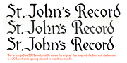SJURecord, a Blackletter Font by Ingrimayne Type (Thumbnail 7 of 7)