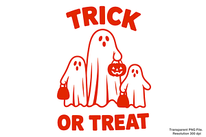 Trick or Treat PNG, Halloween PNG, a Graphic by Clipart Bloom
