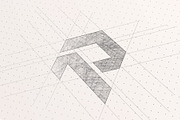 Modern R Letter Geometric Logo, a Branding & Logo Template by Motaleb Hossain (Thumbnail 3 of 3)