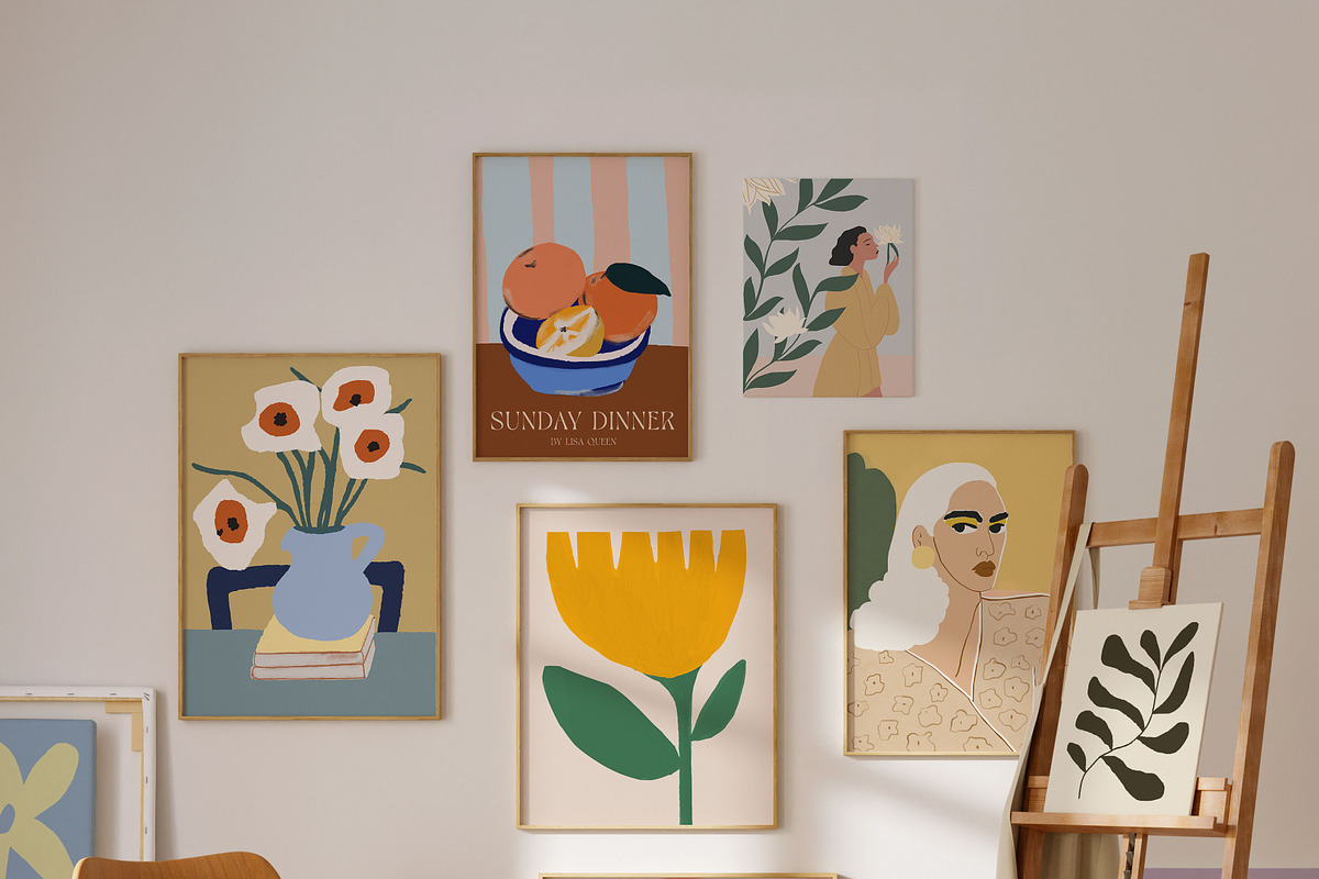 Modern Still Life Wall Art Gallery, a Graphic by Ayya Studio (Photo 6 of 13)