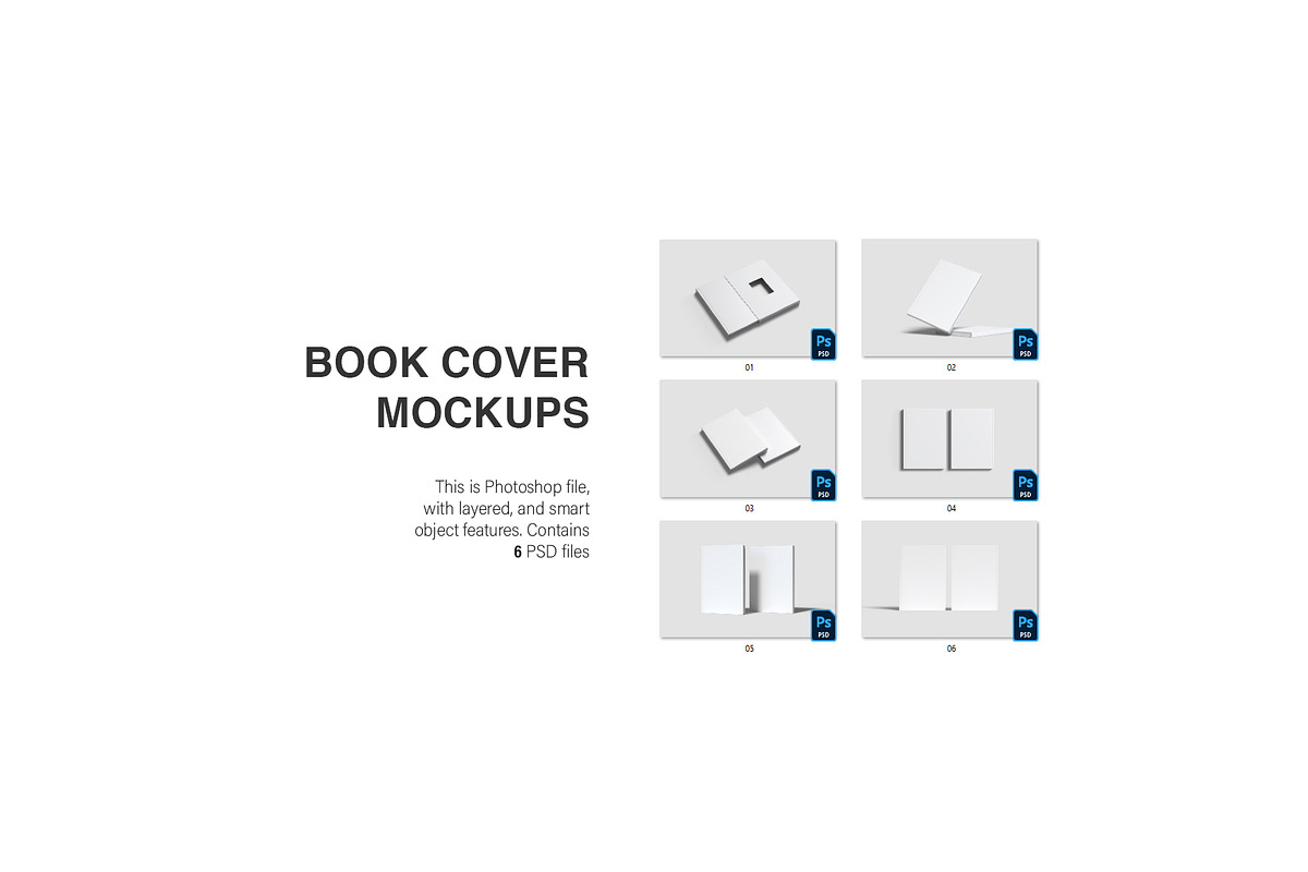 Book Cover Mockups, a Books & Magazine Mockup by graphiccrew (Photo 10 of 10)