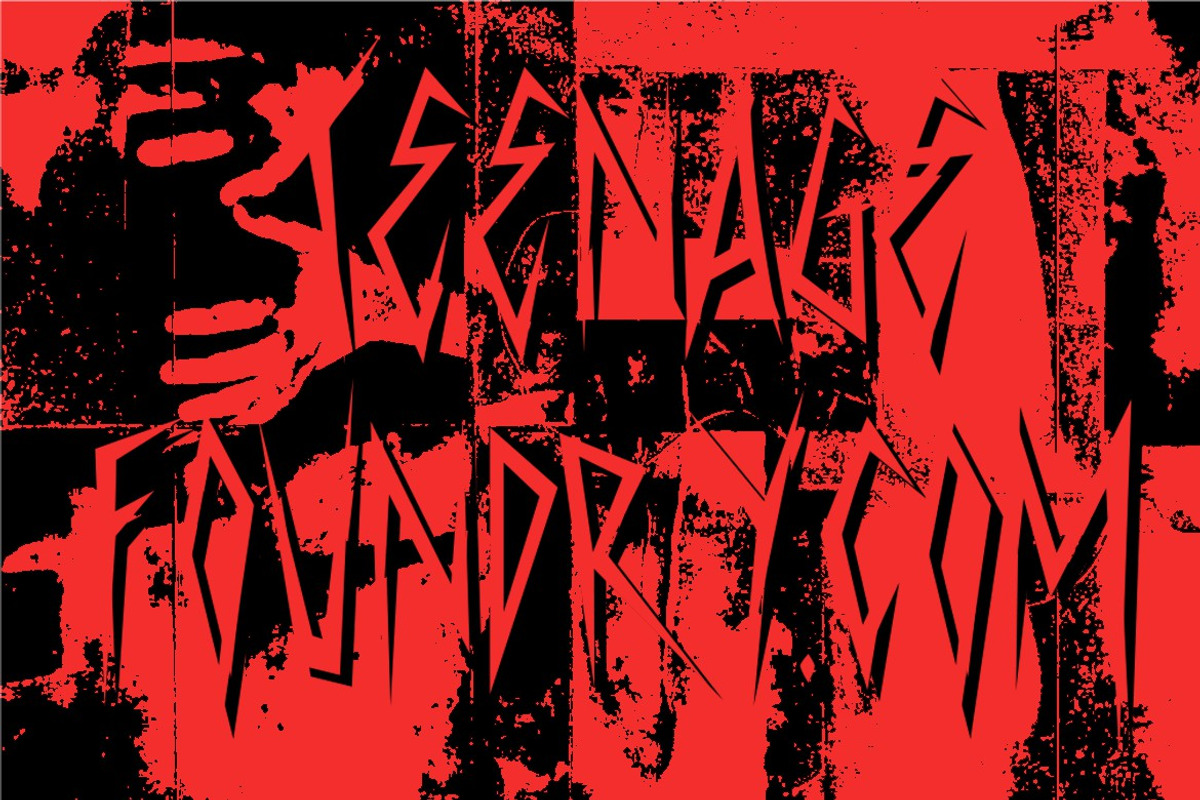 TF Sadistic, a Sans Serif Font by TeenageFoundry (Photo 6 of 6)