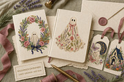 Botanical Ghost Garden 51 PNG, an Object Graphic by KamimiArt (Thumbnail 7 of 7)