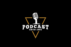 Podcast Logo in Vintage Style, a Branding & Logo Template by AlvinStd