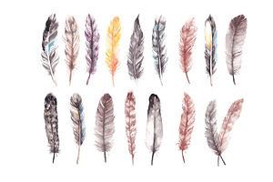 Feather Watercolor Paint