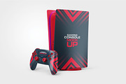PS5 Console & Controller Mockup Set, a Product Mockup by Deeplab (Thumbnail 4 of 12)