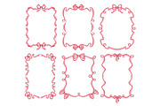Pink and red coquette frames, a Decorative Illustration by Buch&Bee (Thumbnail 2 of 3)