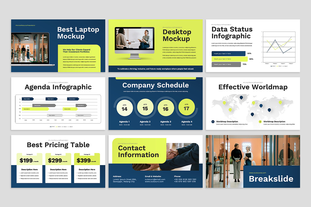 Human Resource Google Slides, a Presentation Template by rgbryand (Photo 4 of 7)