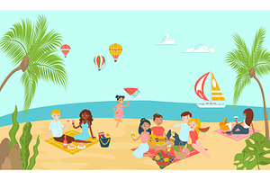 Lovely beach ocean place, lover