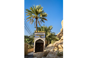 Decorative gateway near the historic, an Architecture Photo by Leonid Andronov