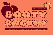 Booty Rockin' Font, a Handwritten Font by OMG IT'S LINDZ (Thumbnail 1 of 6)