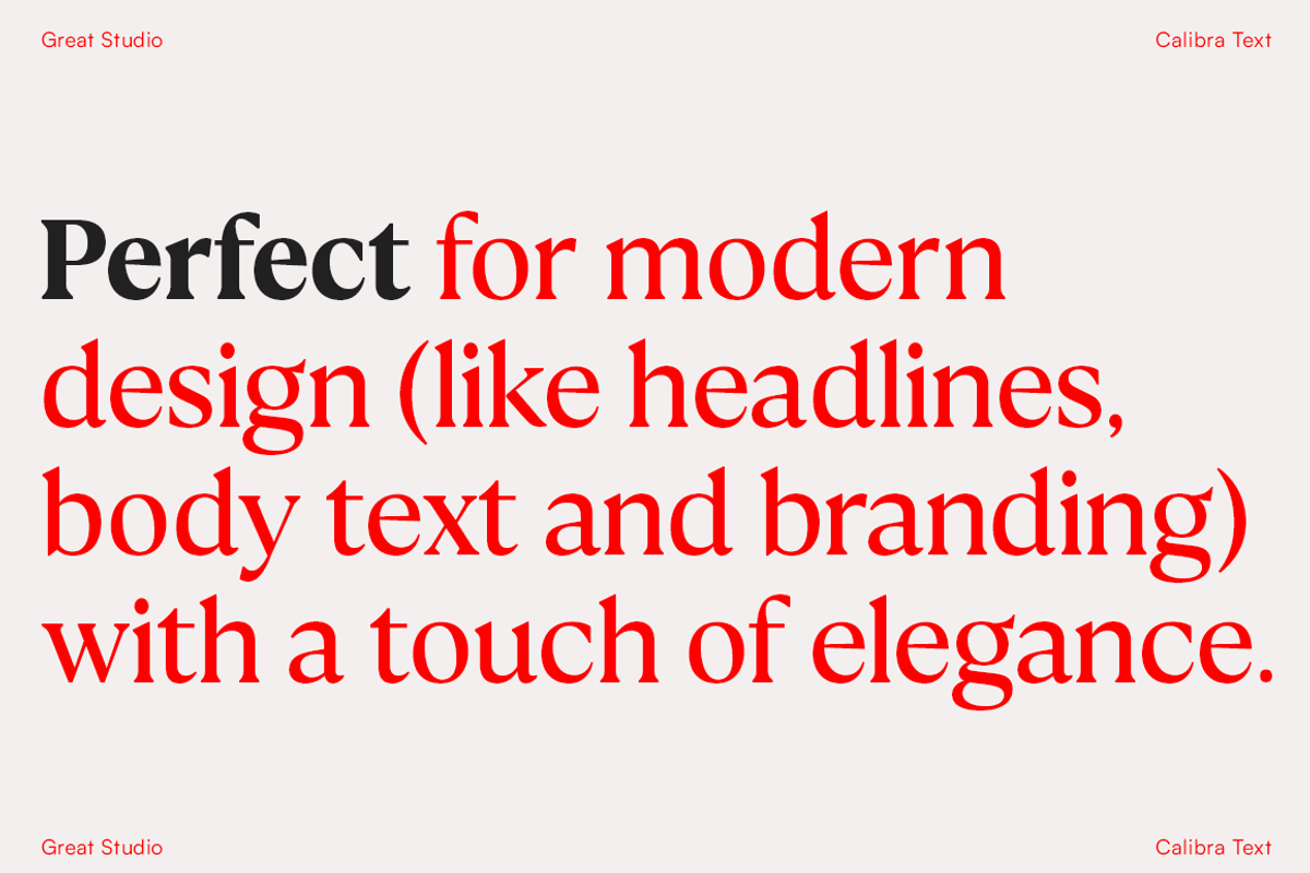Calibra Text 18 Fonts- Save 40%, a Serif Font by Mulkan Nazir (Photo 7 of 12)