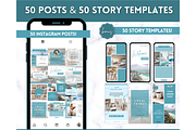 Instagram Post Templates for Airbnb, a Social Media Template by Templatables (Thumbnail 3 of 11)