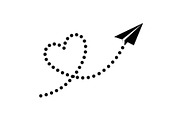 Paper Airplane Heart SVG Bundle, an Illustration by jahid234 (Thumbnail 7 of 31)