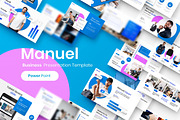 Manuel – Business PowerPoint Templat, a Presentation Template by Dens Creative Studio (Thumbnail 1 of 6)