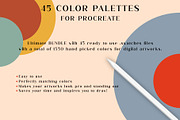 45 Procreate Color Palettes BUNDLE, a Palette Add-On by Olya Haifisch (Thumbnail 2 of 12)