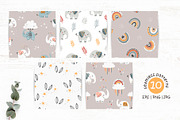 Boho elephants Collection, a Graphic by Nafanya (Thumbnail 7 of 11)