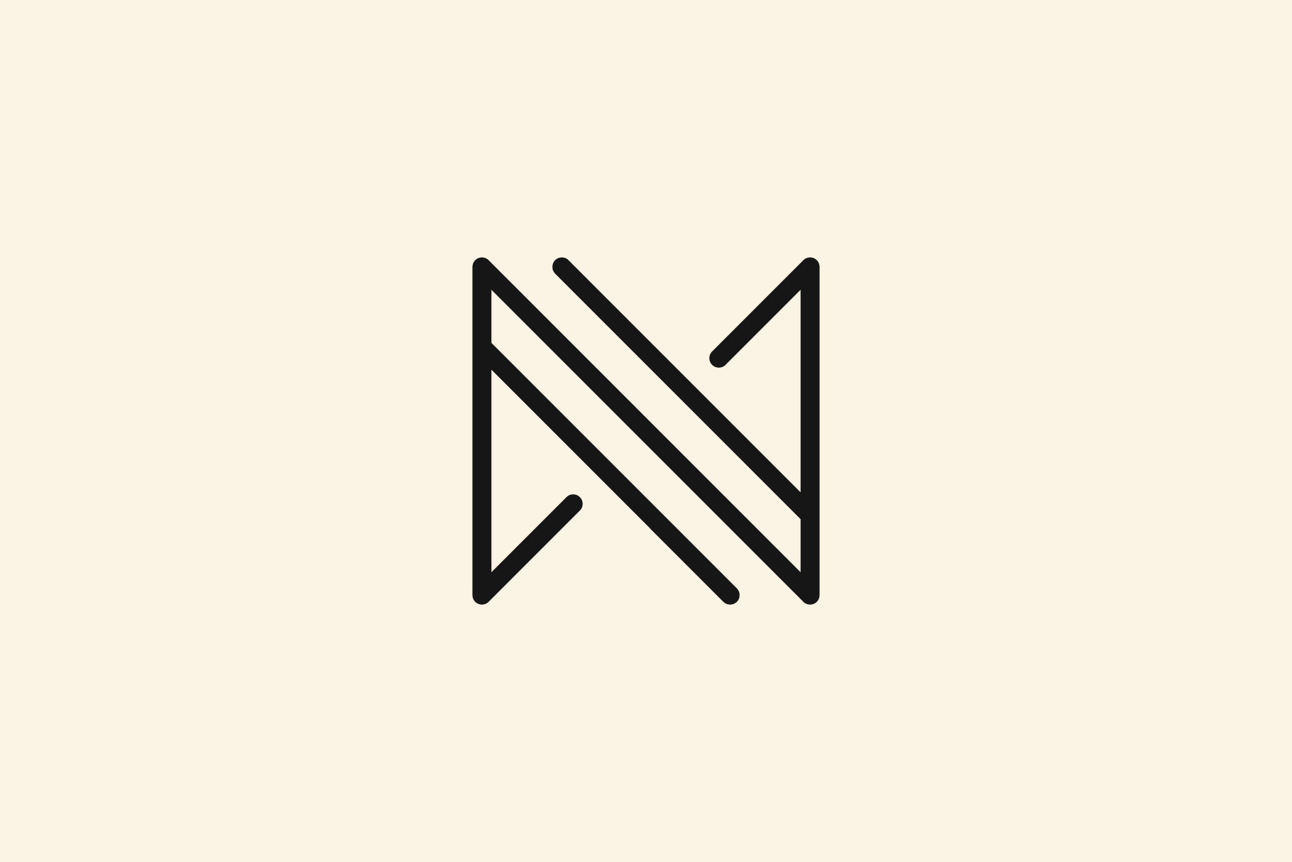 Letter N NN Monogram Logo Design | Creative Market