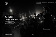 Barhome - One Page Singer Portfolio, a Bootstrap Template by Codrop Agency (Thumbnail 1 of 5)