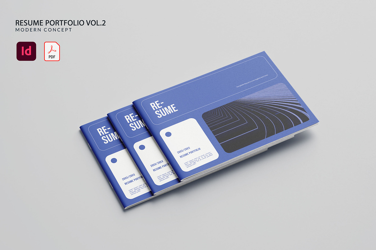 Resume Portfolio Vol.2, a Resume Template by Bewalrus Studio (Photo 1 of 11)