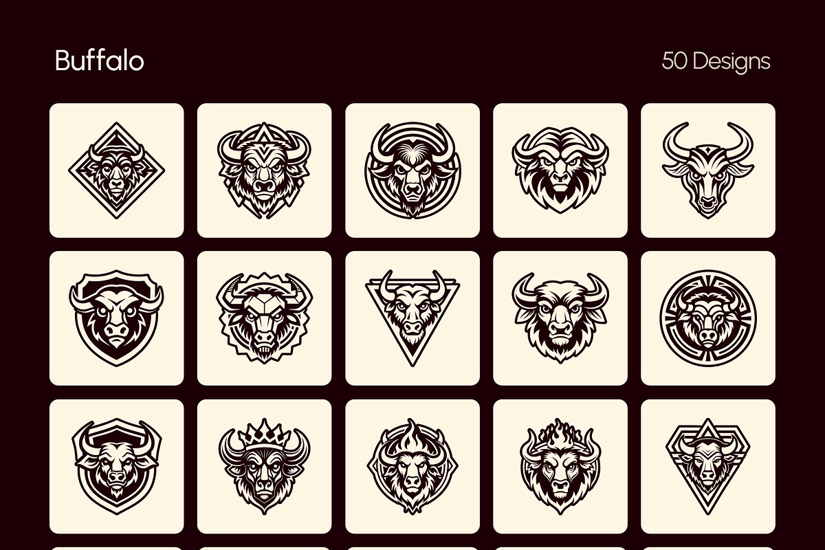 1500 Animal Logos, a Solid Icon by Creative Stall (Photo 13 of 37)