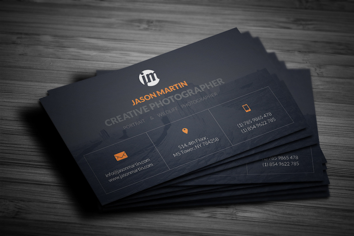 Creative Photographer Business Card, a Business Card Template by bouncy (Photo 1 of 3)