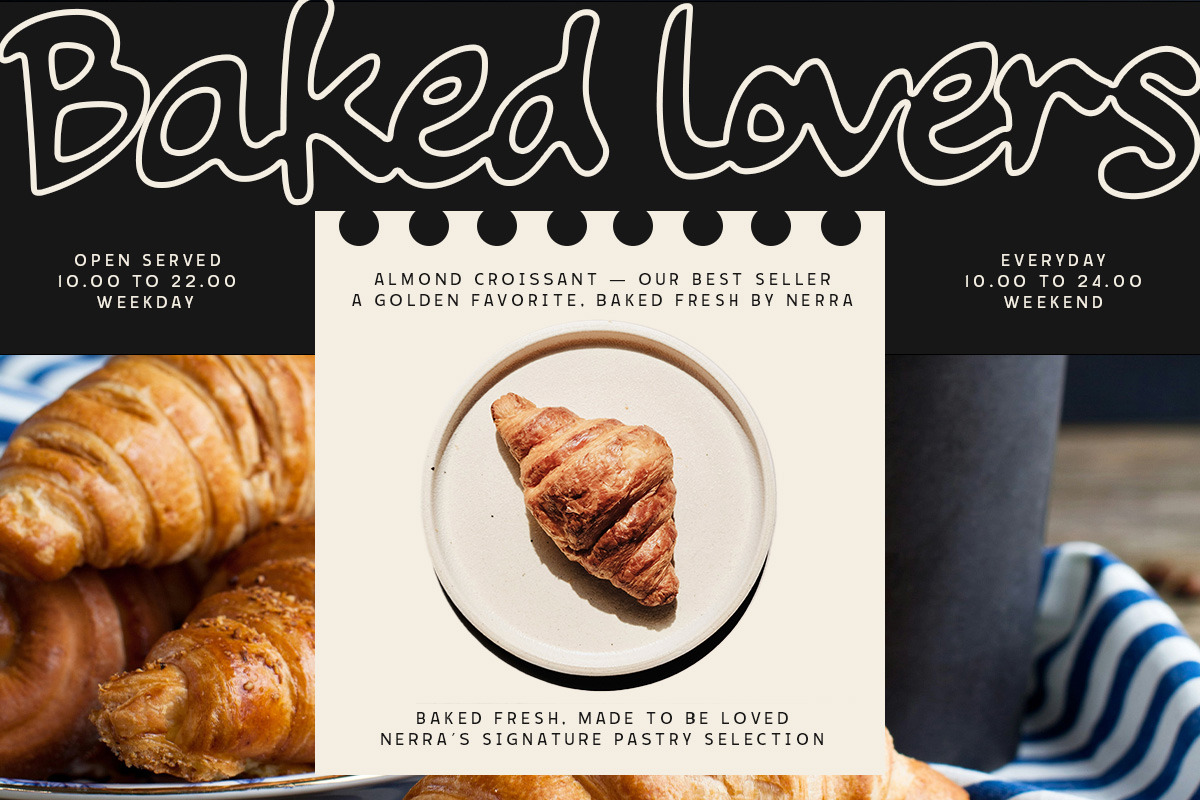 MCO - The Bumble Clubs, a Handwritten Font by Mojiscope Studio (Photo 6 of 10)