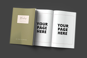 6x9 Book Display Mockup