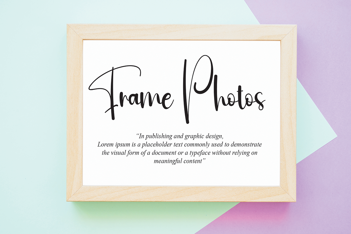 Scrapbook | Script Font, a Script Font by Scratchones (Photo 4 of 7)