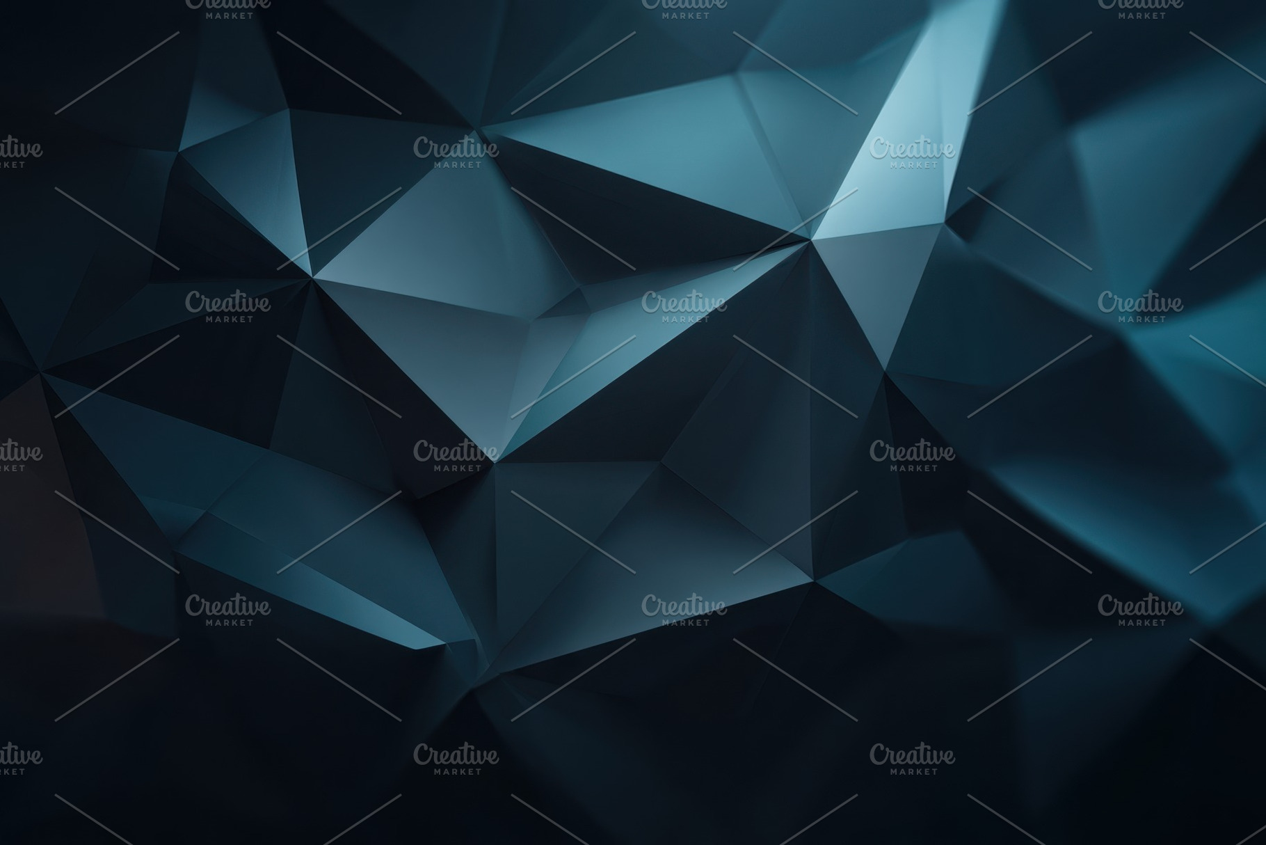 Dark blue abstract geometric background, an Abstract Photo by AlyaAnd