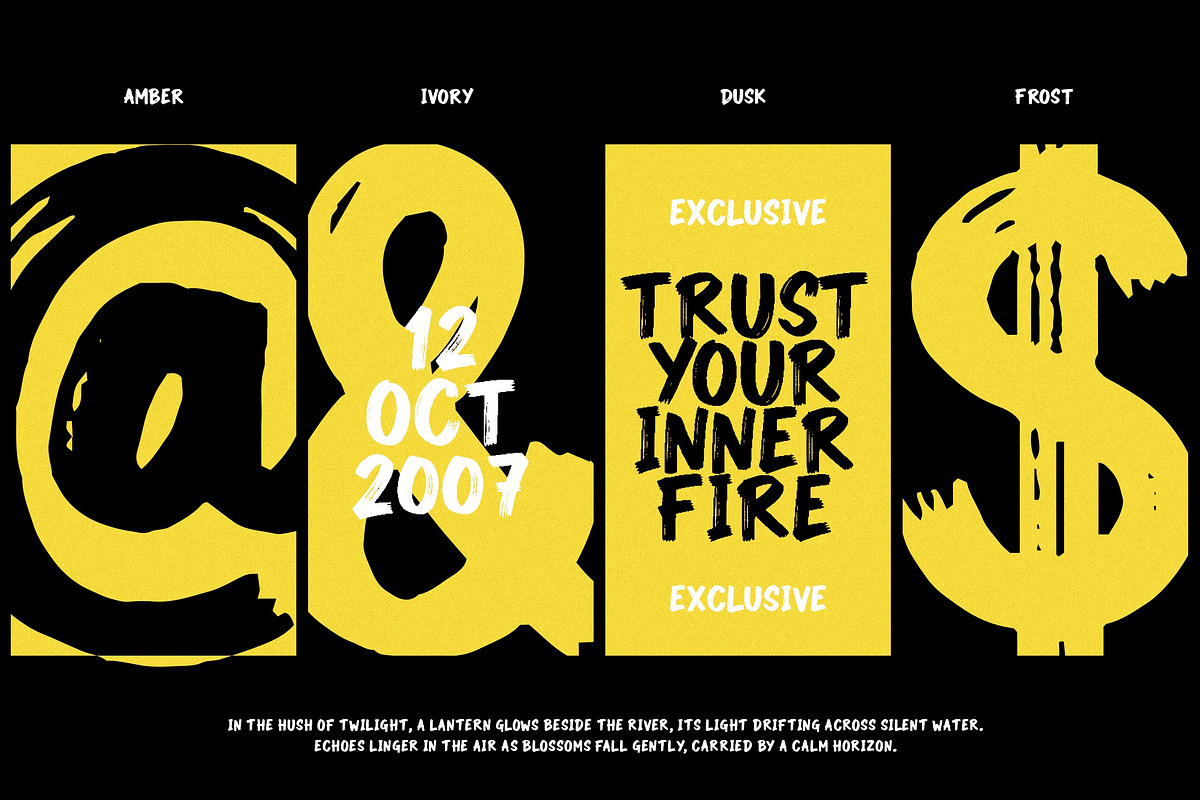 QuakDuck - Brush Font, a Sans Serif Font by NazmulsDesign (Photo 8 of 16)