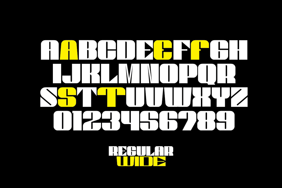 Rosa – Bold & Wide Logo Font, a Sans Serif Font by Typebae (Photo 9 of 9)