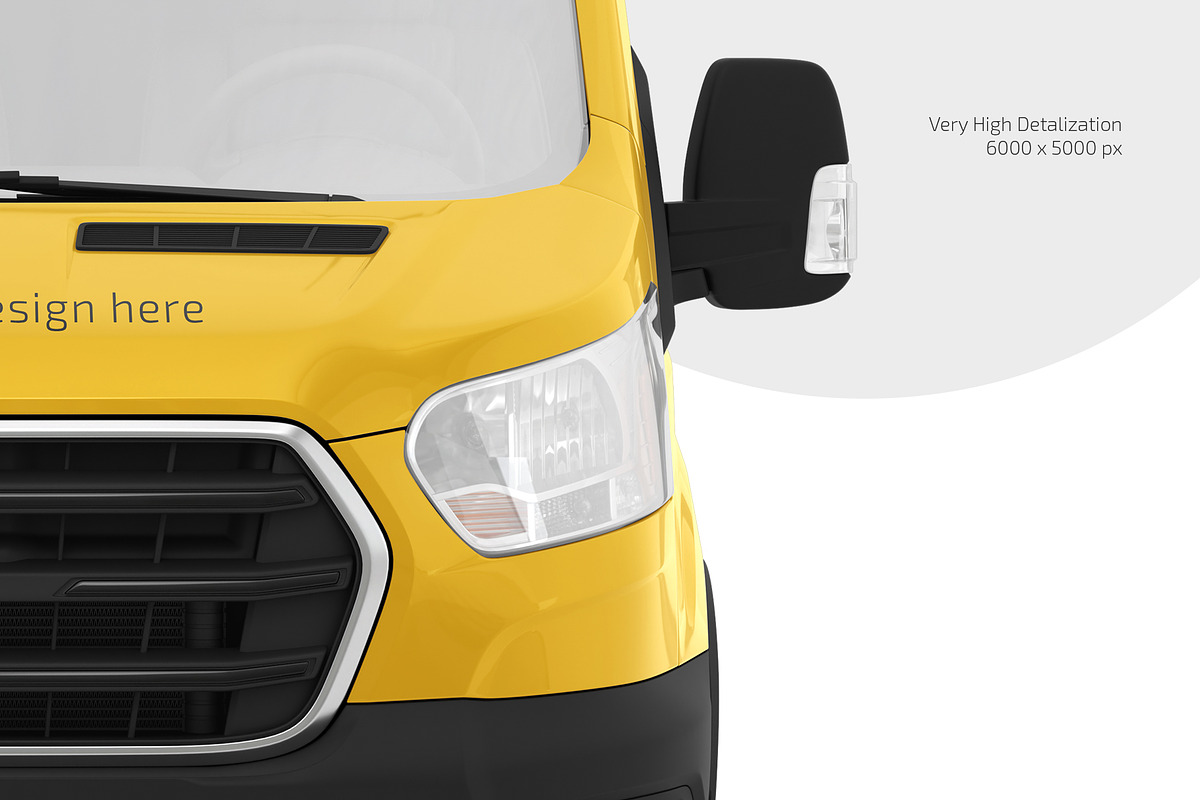 Cargo Van Mockup Set, an Advertising Mockup by Country4k (Photo 3 of 4)