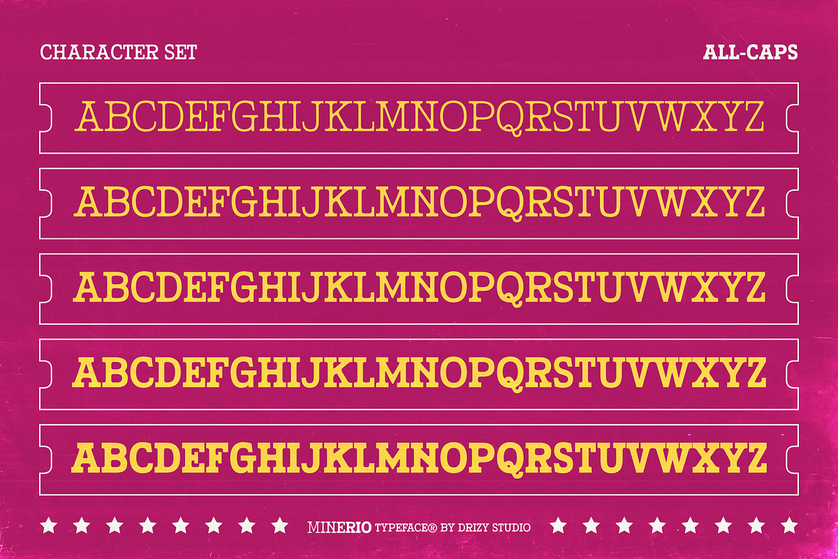 Minerio – Rounded Mexican Slab Font, a Slab Serif Font by Drizy (Photo 4 of 10)