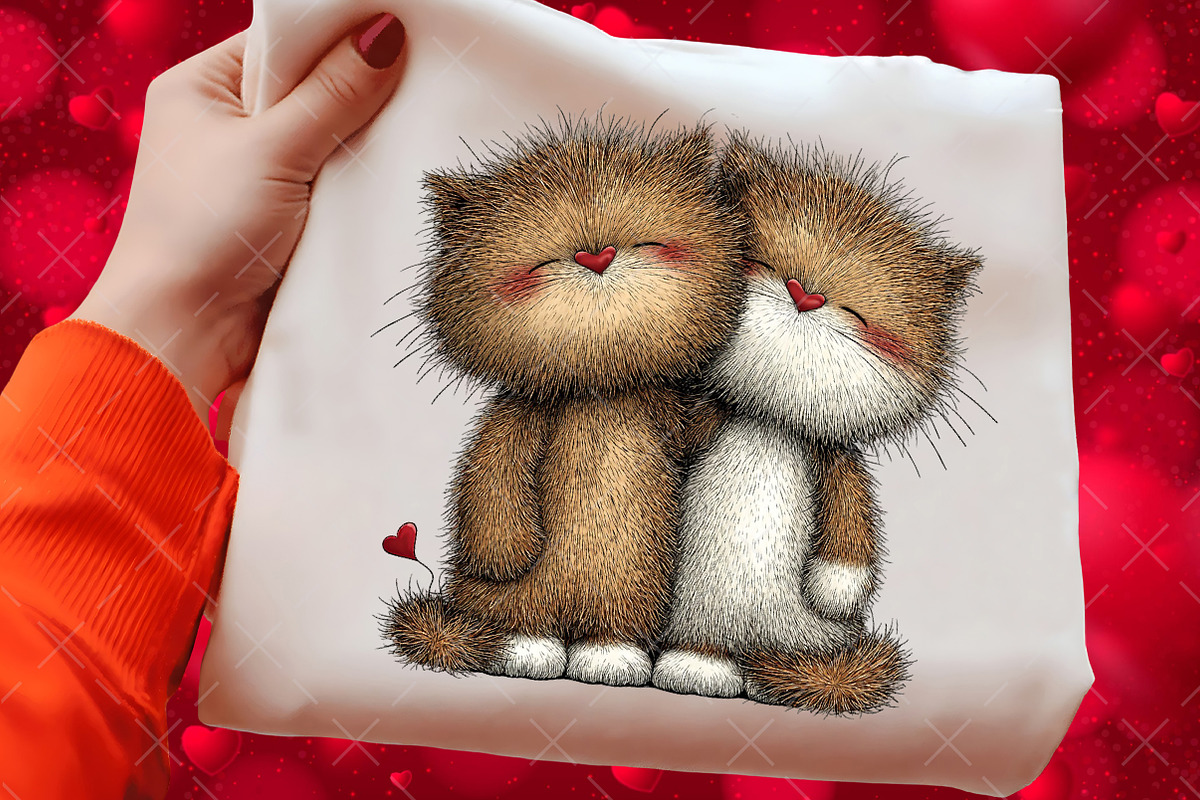 Watercolor Animals Valentine Clipart, an Illustration by Craft Nest (Photo 9 of 9)