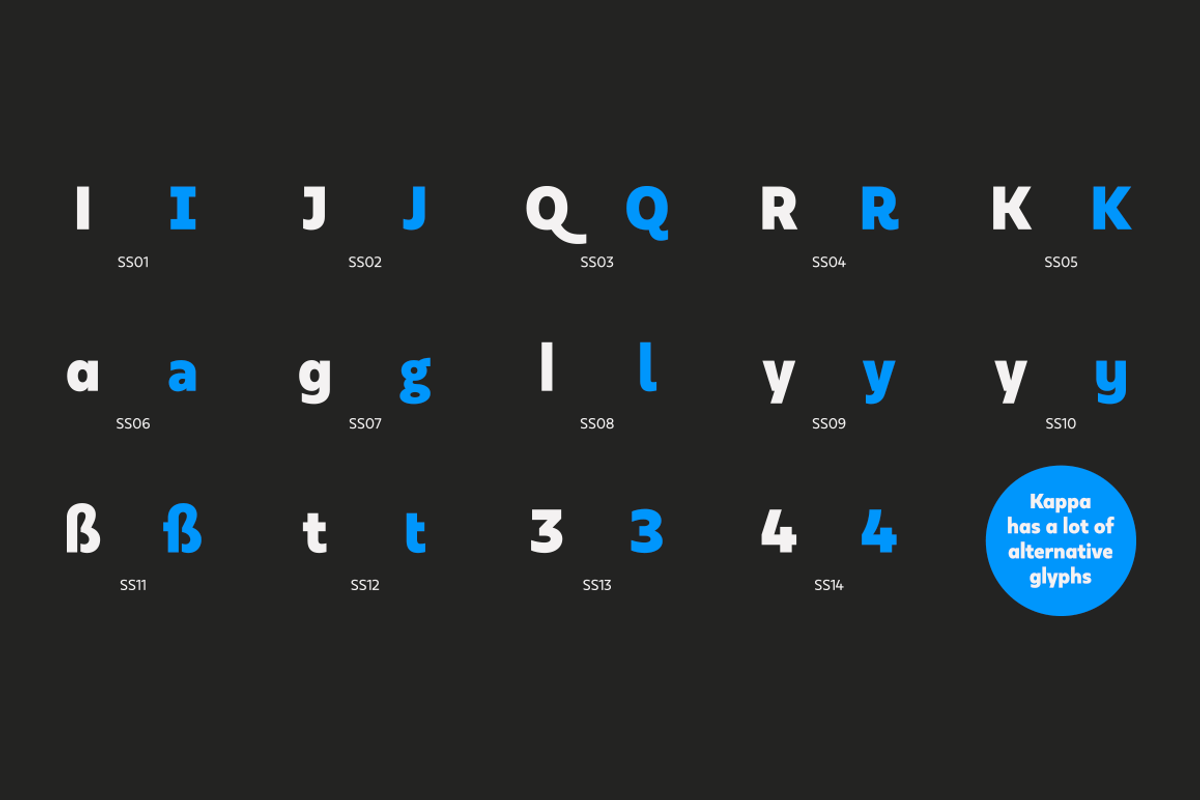 Kappa Typefamily, a Font by W Type Foundry (Photo 11 of 13)