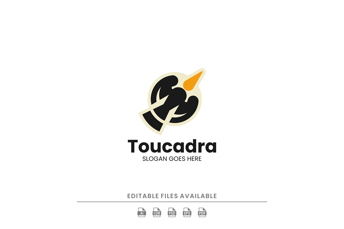 Monochrome Touchan Logo Design