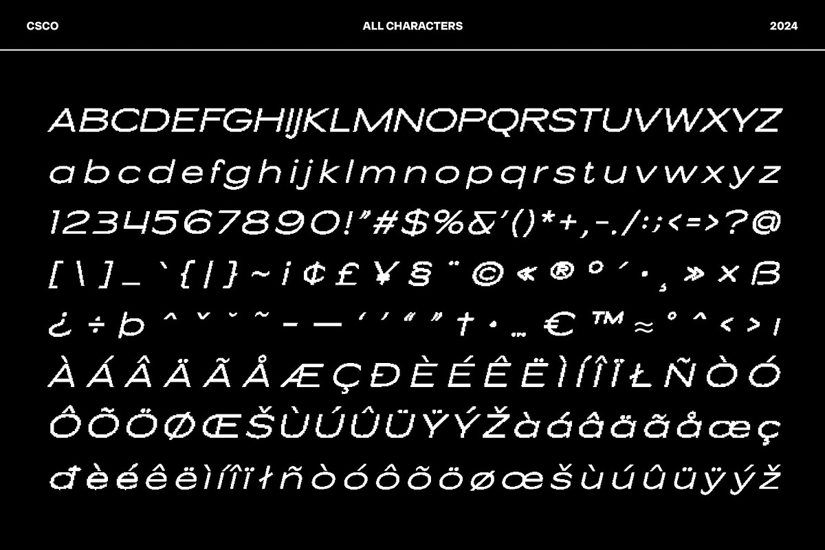 Cenios Pixel, a Sans Serif Font by Craft Supply Co. (Photo 8 of 8)