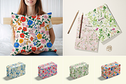 Sunday Picnic Ditsy Floral Patterns, a Pattern Graphic by Ninterints (Thumbnail 5 of 15)