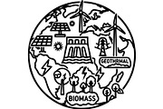 Eco Planet Global Earth Set, a Finance Illustration by Designer_Momina (Thumbnail 22 of 38)