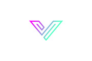 Modern V Letter Logo Template, a Branding & Logo Template by MenkType Studio (Thumbnail 2 of 3)