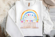 Watercolor Rainbow 4th of July, an Illustration by DreamCafeArt (Thumbnail 5 of 5)