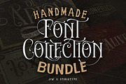Handmade Font Collection Bundle, a Serif Font by StoricType (Thumbnail 1 of 34)
