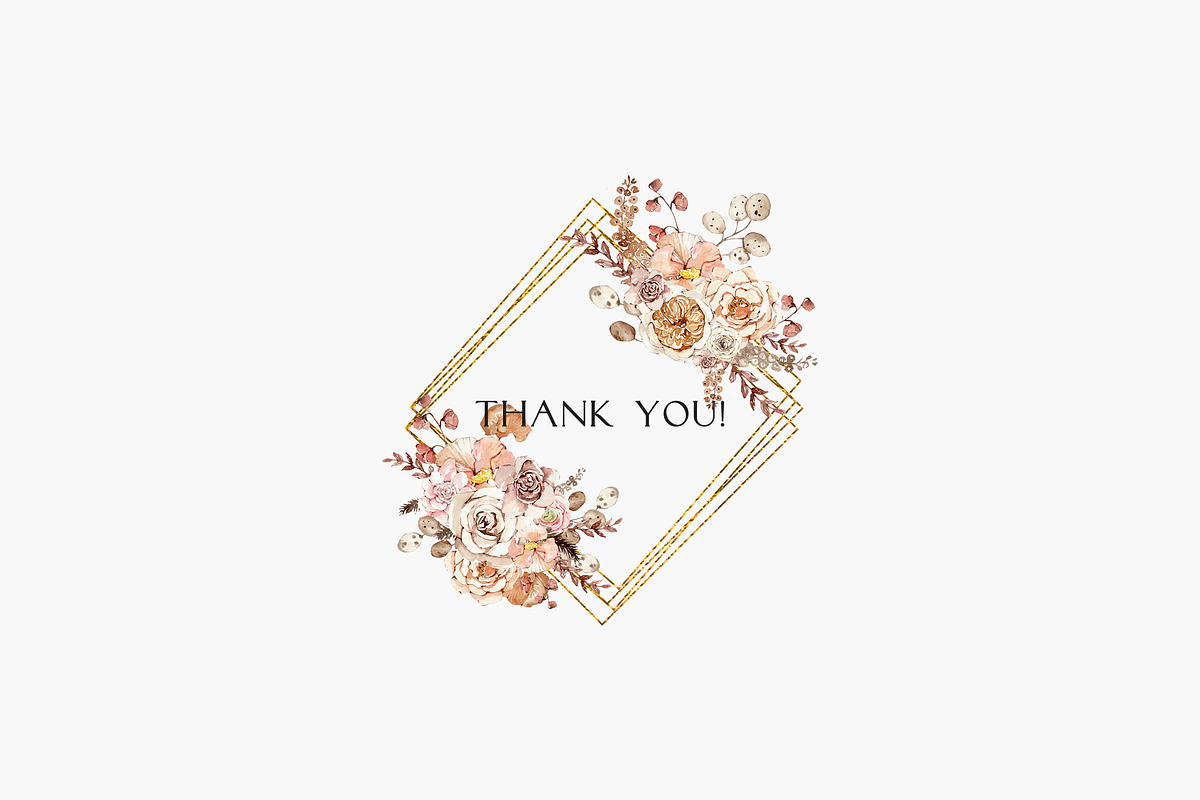 GREEN/BEIGE FLOWER collection, a Decorative Illustration by Julia Bogdan (Photo 9 of 9)