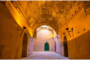 Royal stables and granaries of moulay ismail meknes containing meknes, an Architecture Photo by Leonid Andronov