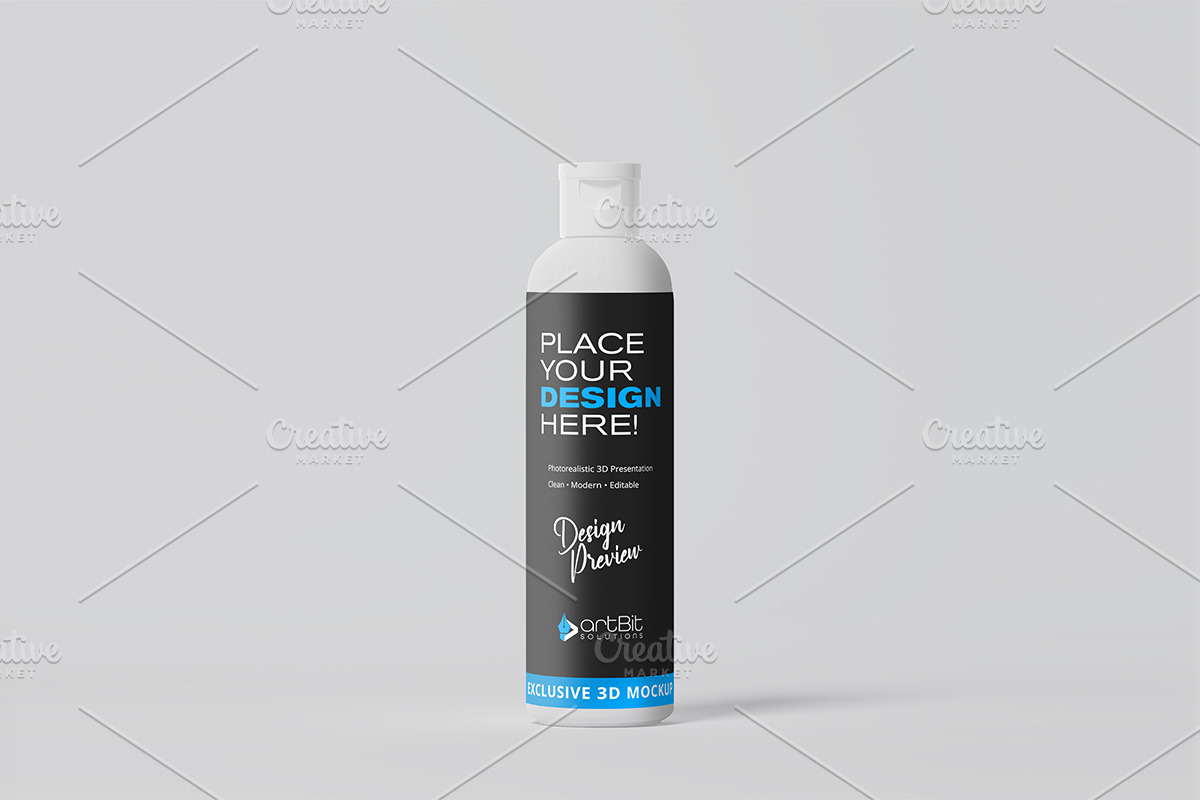 Cosmetic Bottle Mockup Set, a Cups & Container Mockup by artBit Design Studio (Photo 9 of 10)