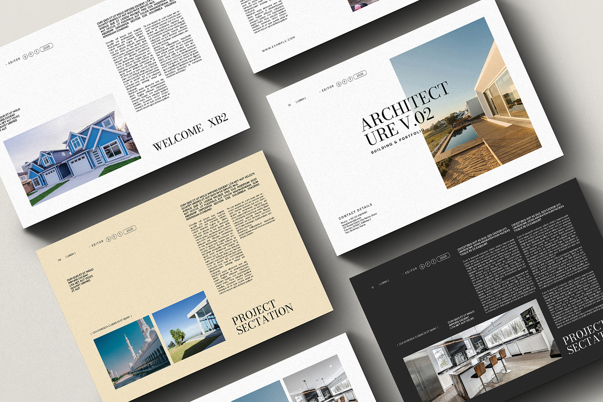 Architecture Landscape Template, a Brochure Template by PrintIdea (Photo 4 of 6)