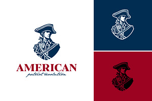American Patriot Continental Logo, a Branding & Logo Template by funpixel