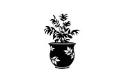 Flower Pot Silhouette Vector Bundle, an Illustration by jahid234 (Thumbnail 28 of 49)